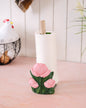 Pink Tulip Tissue Holder