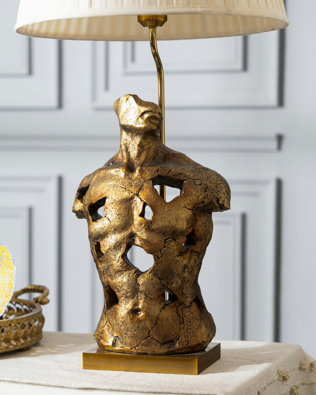 Abstract Man Torso Table Lamp