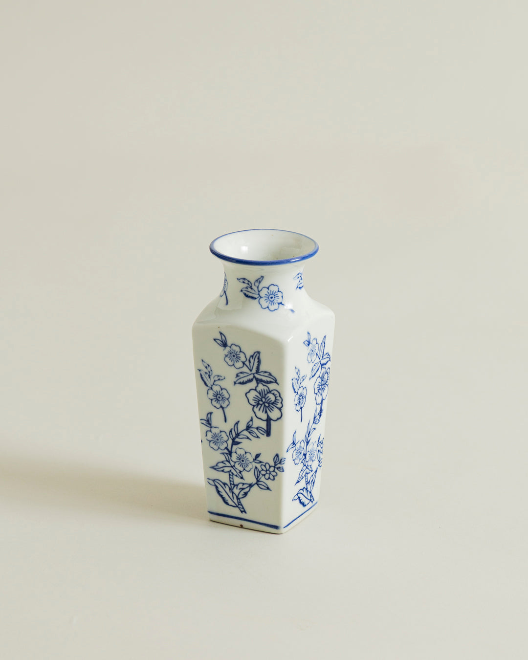 Classic Blue & White Bloom Vase
