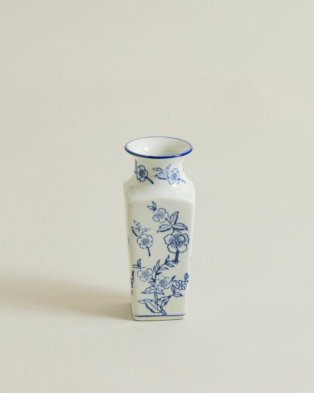 Classic Blue & White Bloom Vase