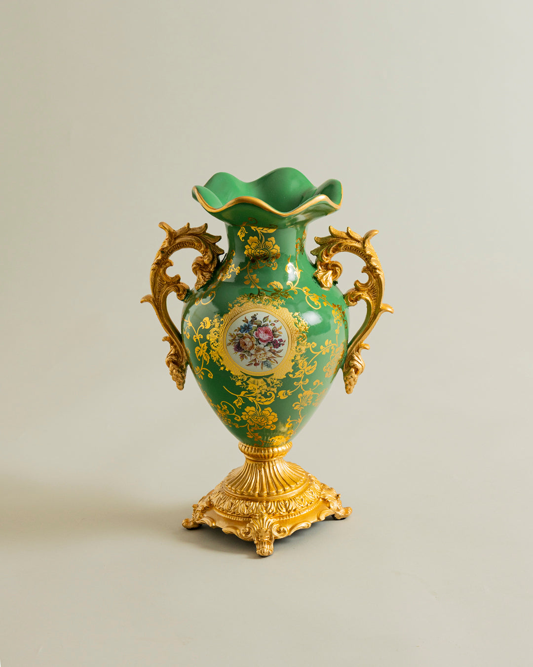 Verdant Royale Ornate Vase