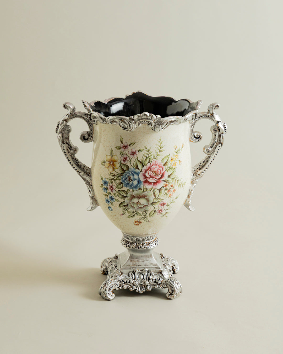 Ivory Bloom Regal Vase