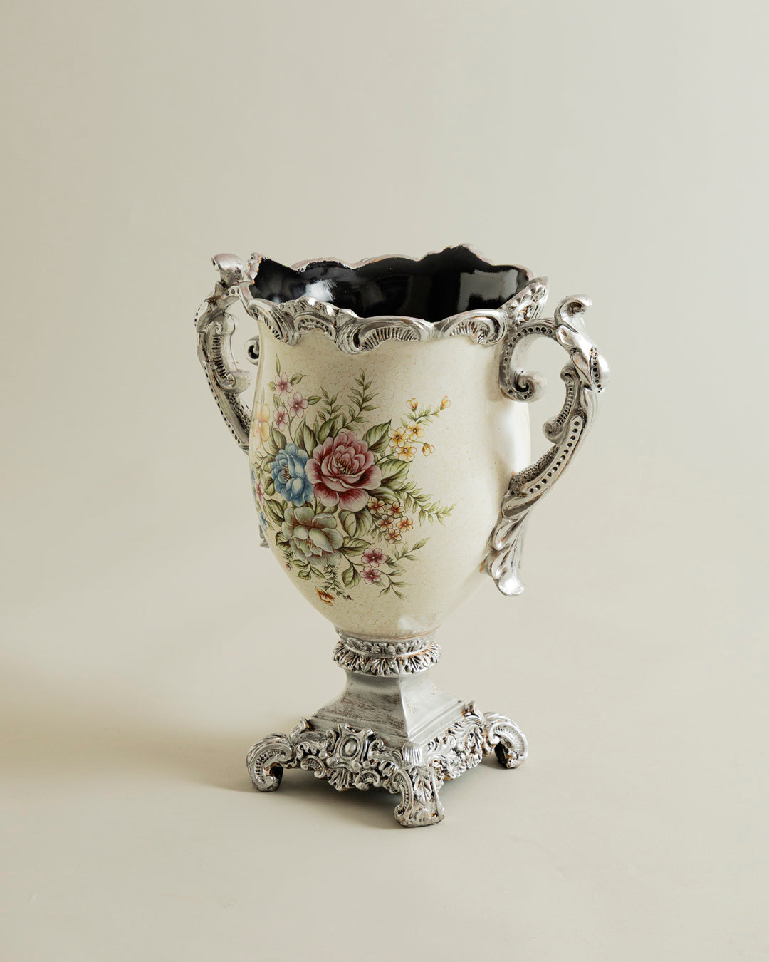 Ivory Bloom Regal Vase