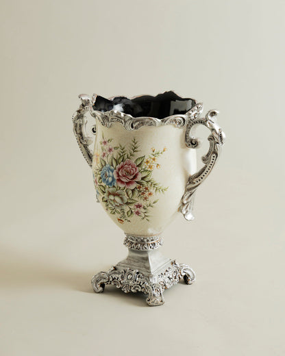 Ivory Bloom Regal Vase