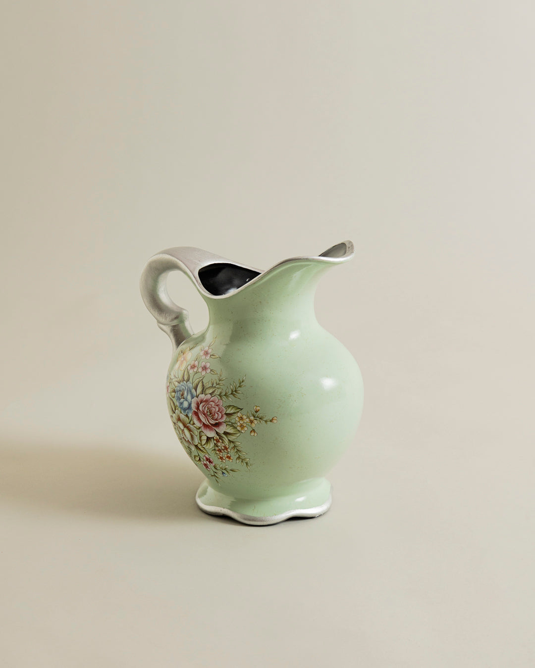 Pastel Bloom Elegance Pitcher Vase