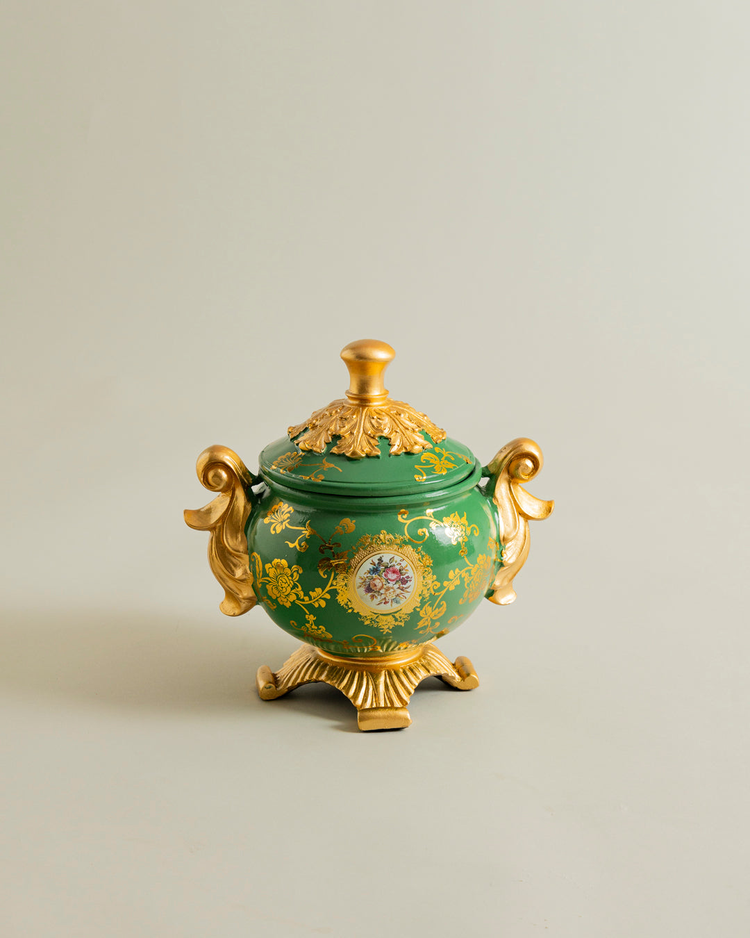 Verdant Royale Ornate Decorative Bowl With Lid