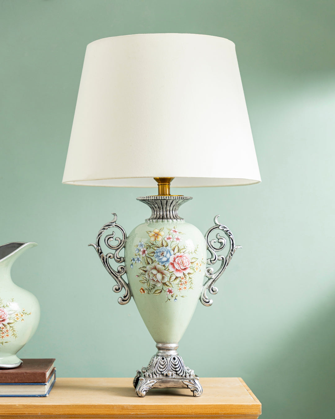 Pastel Bloom Elegance Table Lamp