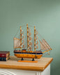 "The Gold Mariner" Wooden Decorative Ship