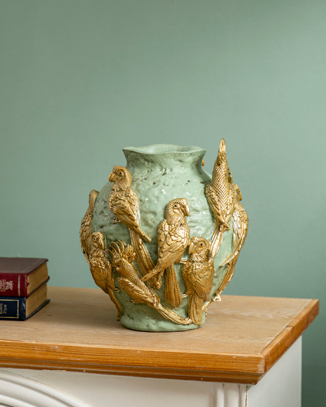 Golden Aviary Luxe Vase