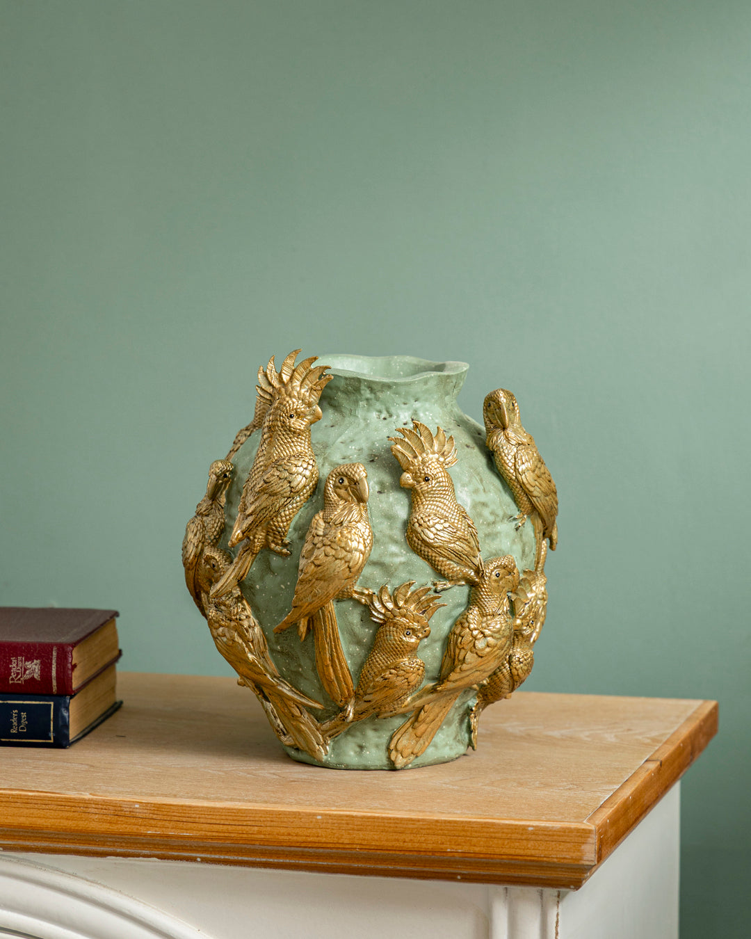 Golden Aviary Luxe Vase