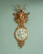 Victorian Antler Floral Wall Accent