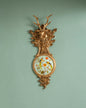 Victorian Antler Floral Wall Accent