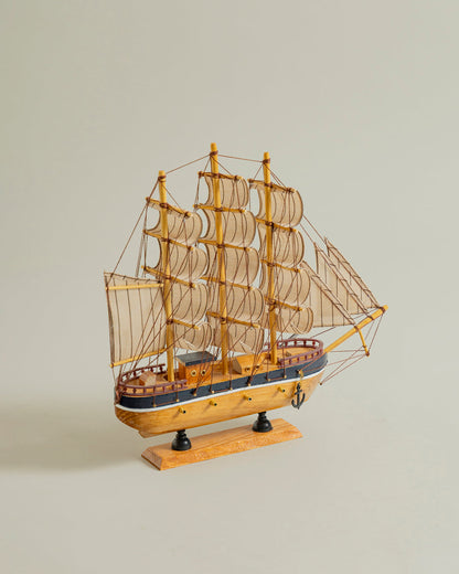 "The Gold Mariner" Wooden Decorative Ship