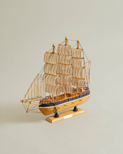 "The Gold Mariner" Wooden Decorative Ship
