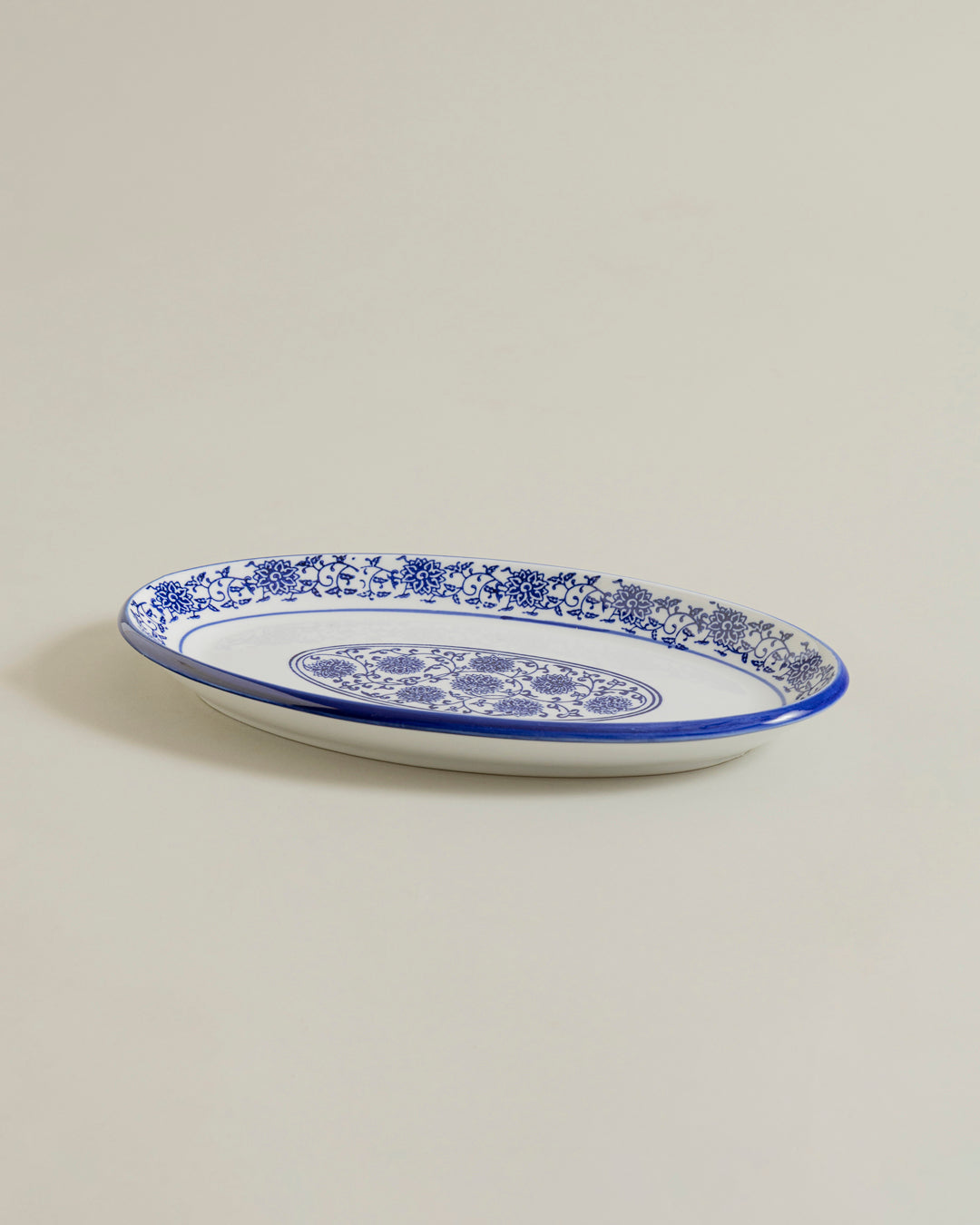 Blue Heritage Floral Serving Platter