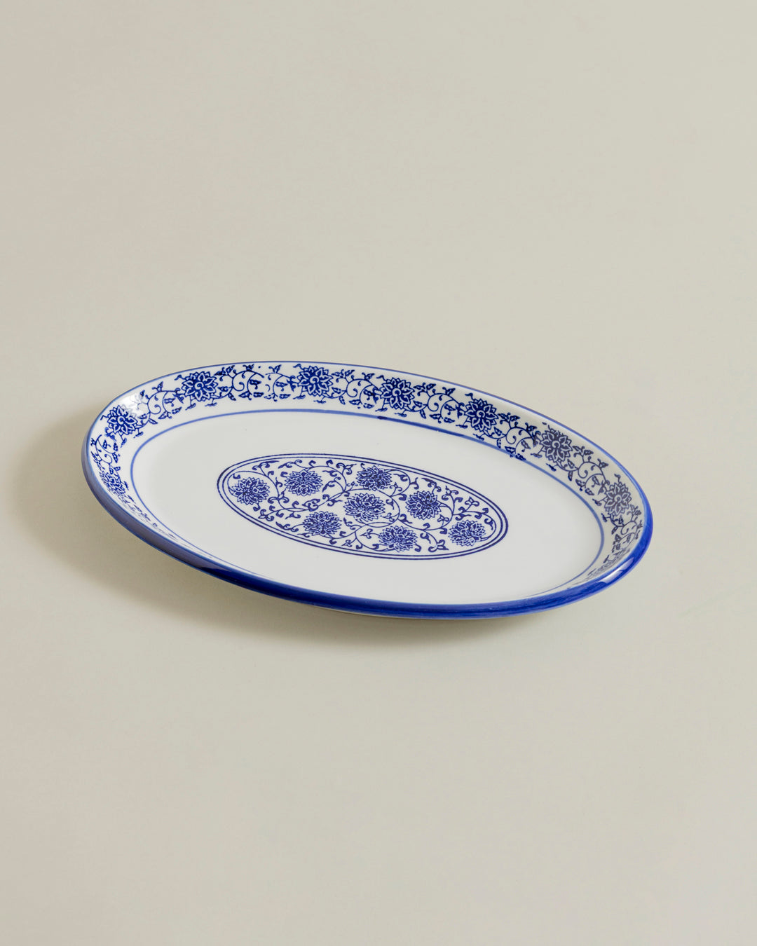 Blue Heritage Floral Serving Platter