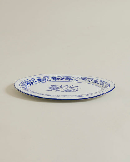 Royal Blue Heritage Oval Platter