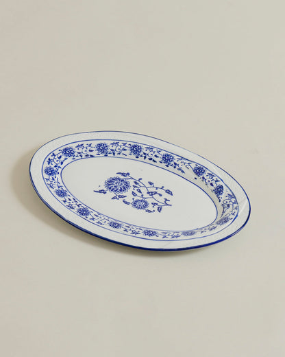 Royal Blue Heritage Oval Platter