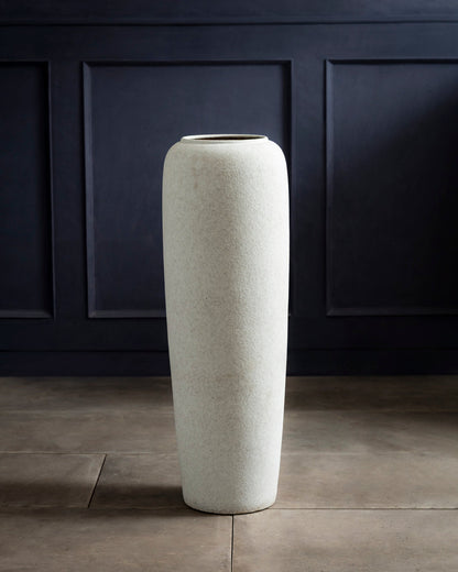 Pebble Finish Designer Floor Vase - Set Of 2