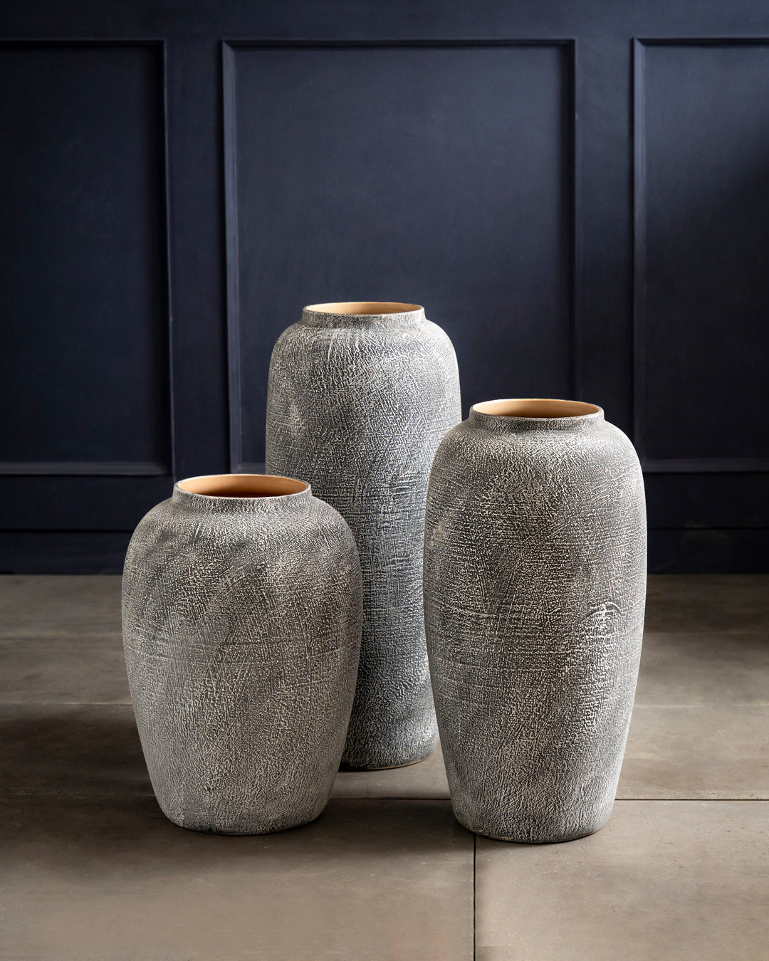 Vintage Ash Floor Vase - Medium