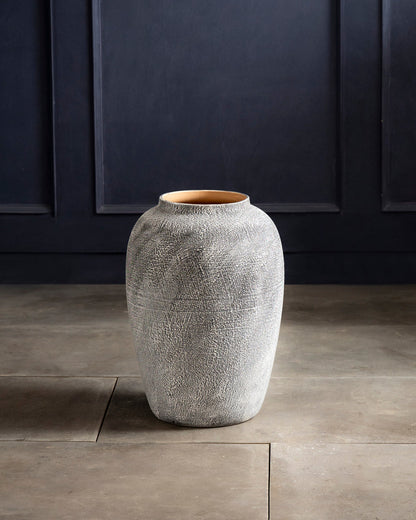 Vintage Ash Floor Vase - Small