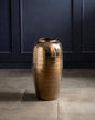 Antique Bronze Floor Vase - Medium