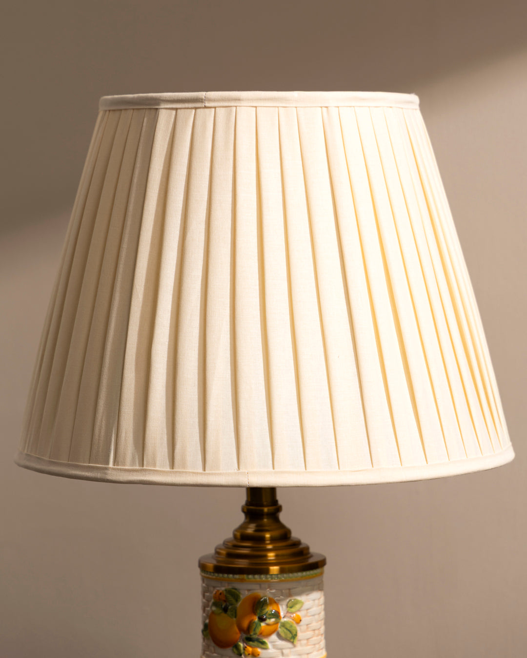Golden Citrus Ceramic Table Lamp