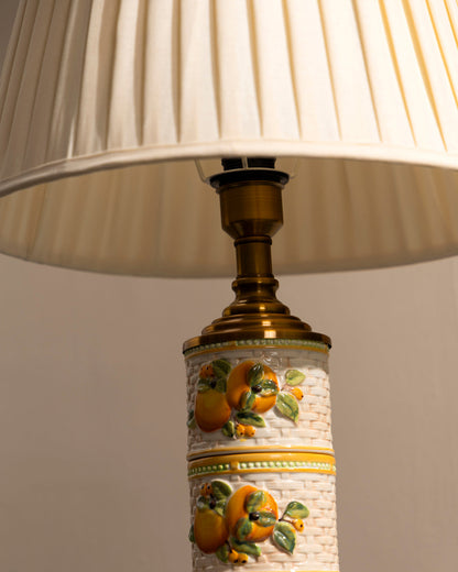 Golden Citrus Ceramic Table Lamp