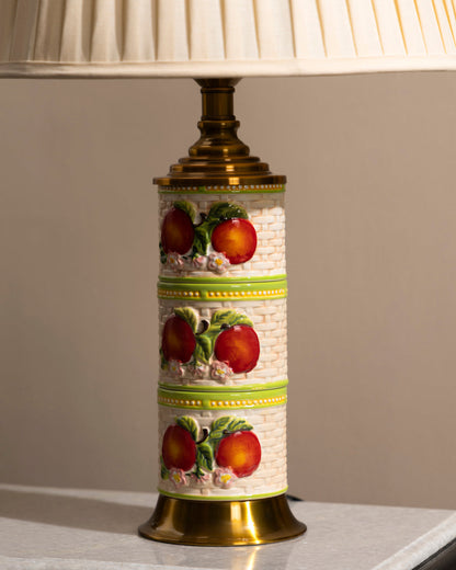 Peach Blossom Ceramic Table Lamp