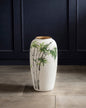 Hand Painted Bamboo Art Floor Vase - Medium
