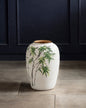 Hand Painted Bamboo Art Floor Vase - Small