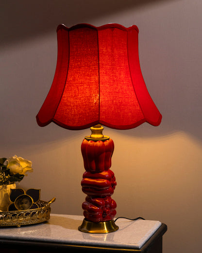 Red Bell Pepper Ceramic Table Lamp