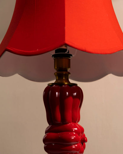 Red Bell Pepper Ceramic Table Lamp