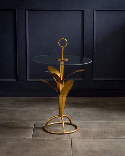 Lotus Bloom Accent Table
