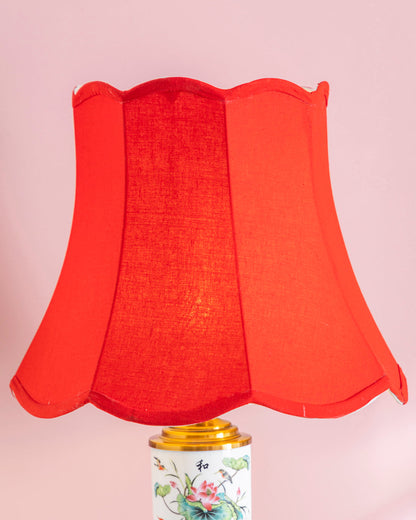 Lotus Harmony Ceramic Table Lamp