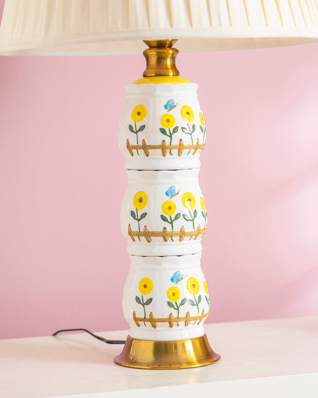 Garden Bloom Ceramic Table Lamp