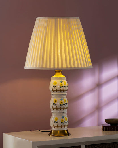 Garden Bloom Ceramic Table Lamp