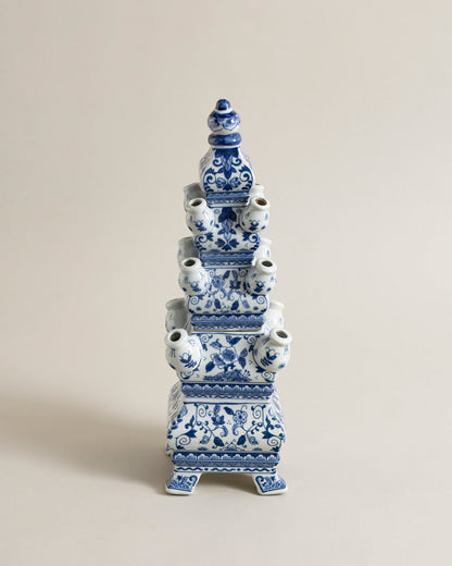 'Country Estate' Tulipiere Tower Vase - Blue