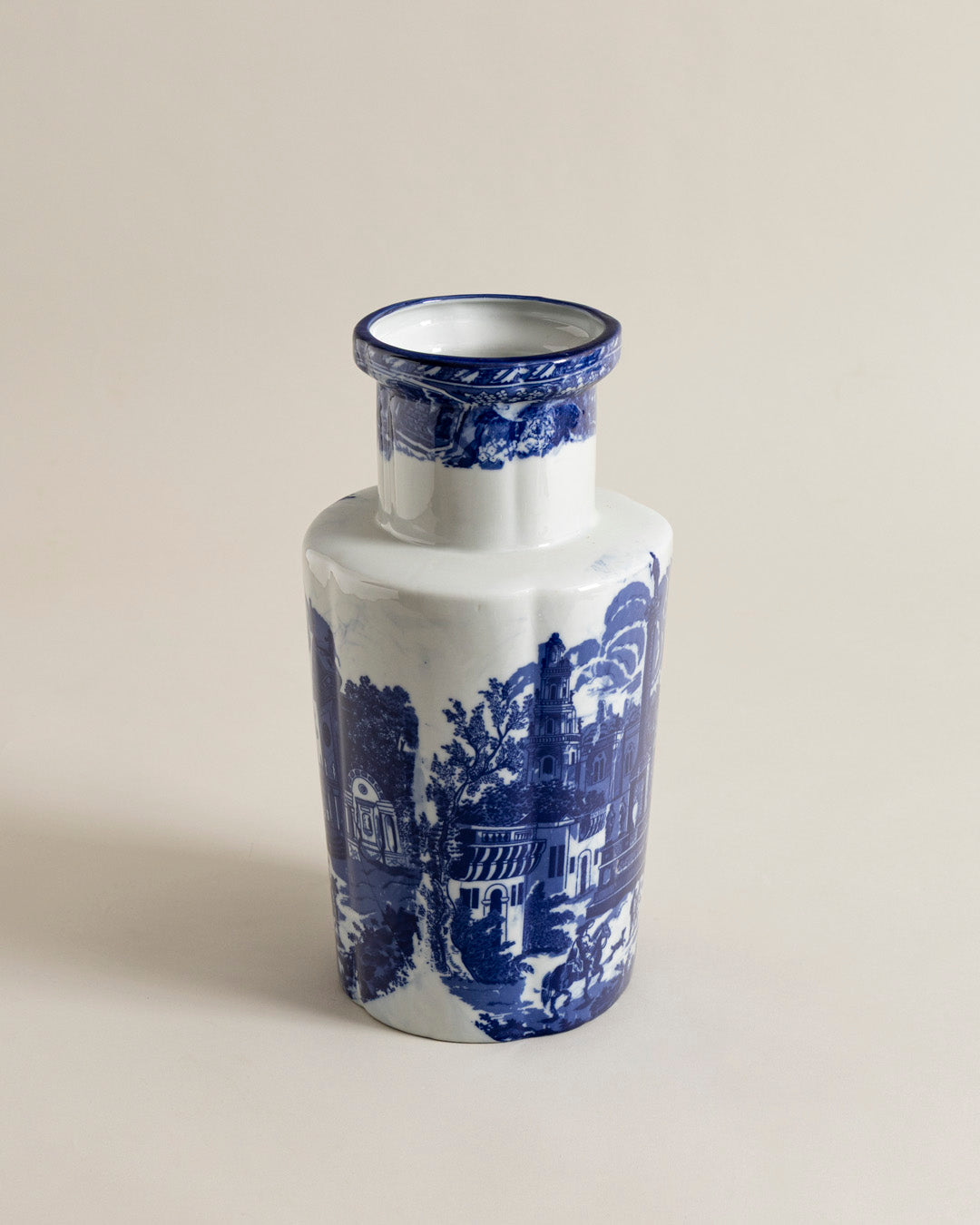 Heritage Blue Landscape Vase
