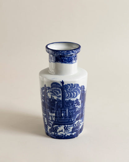 Heritage Blue Landscape Vase