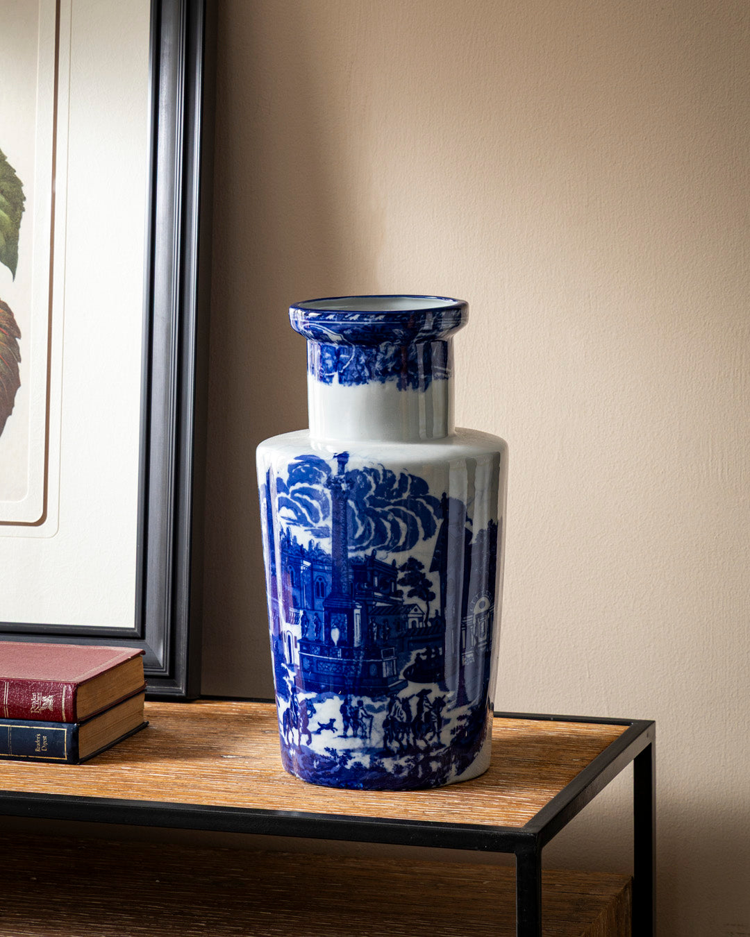 Heritage Blue Landscape Vase