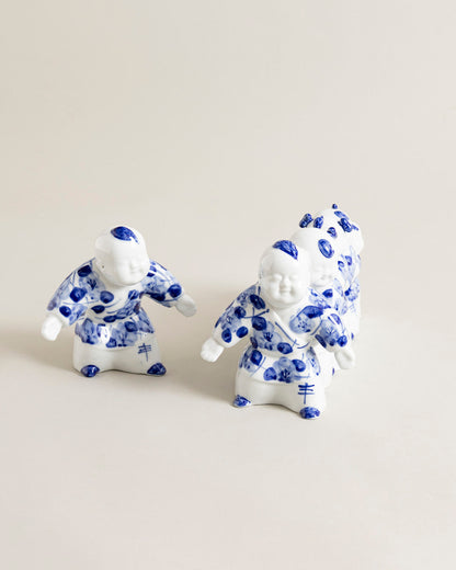 Playful Monk Parade Decorative Figurine