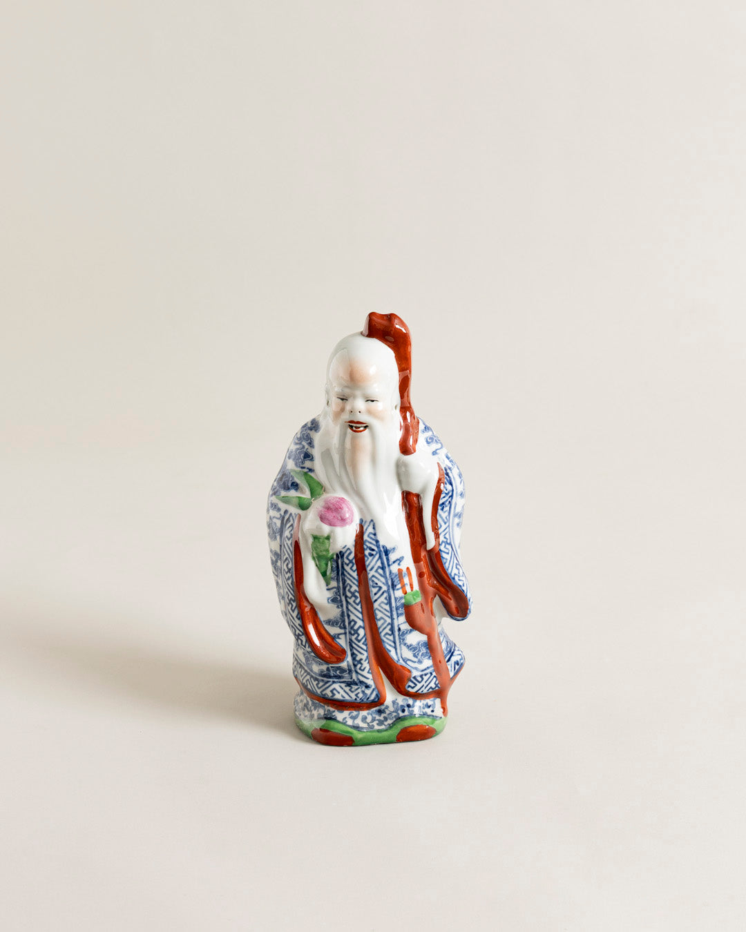 'The Three Star Gods' Porcelain Sculptures - Set Of 3