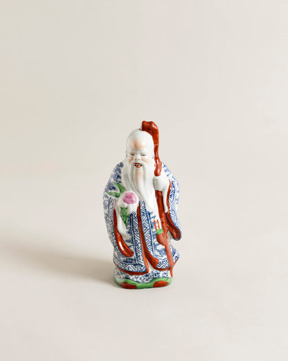 'The Three Star Gods' Porcelain Sculptures - Set Of 3