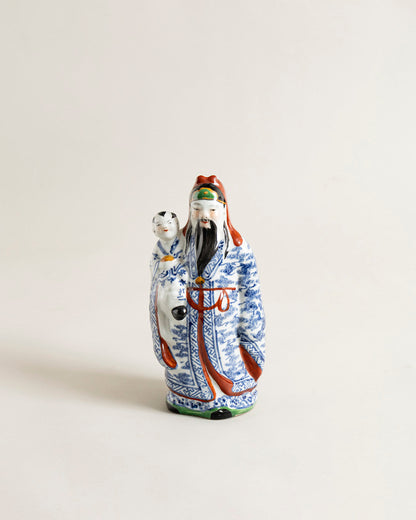 'The Three Star Gods' Porcelain Sculptures - Set Of 3