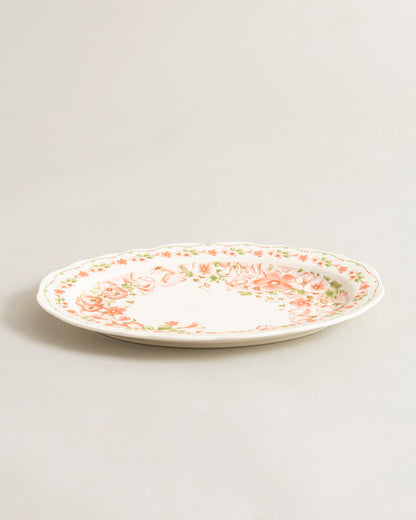Blush Floral Garden Platter