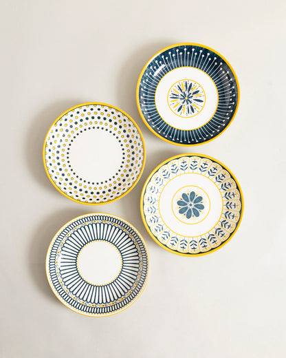 Sunburst Charm Pasta Bowl - Set Of 4