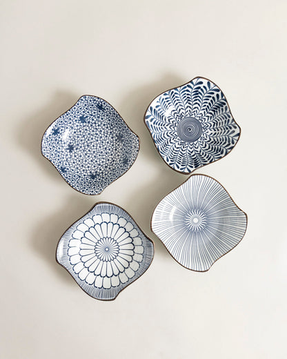 Organic Wave Bowl - Set Of 4