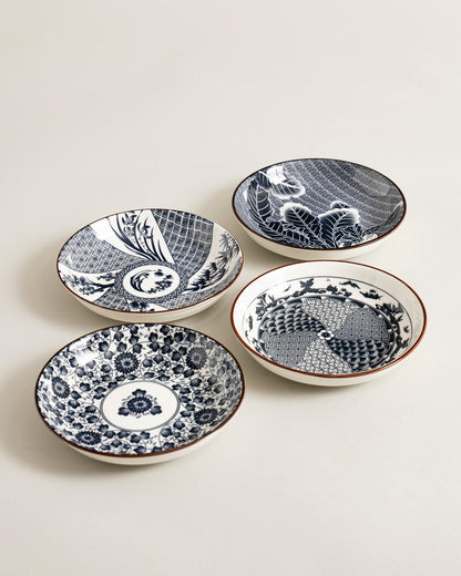 Heritage Art Pasta Bowl - Set Of 4