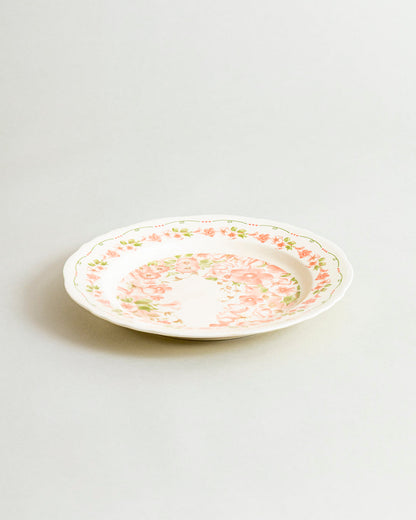 Blush Floral Garden Dinner Plate